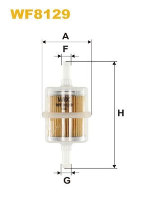 WIX FILTERS Polttoainesuodatin WF8129